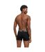 Pack Of 3  Mens Boxer Briefs  Black JJ Rebel-3