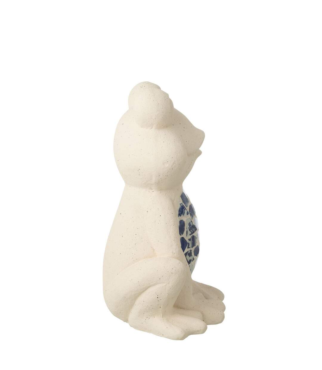 Statuette Grenouille d'Extérieur Mosaïque 39cm Beige-2