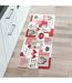 Tapis de Cuisine Mousse Vickie 45x120cm Rouge-2
