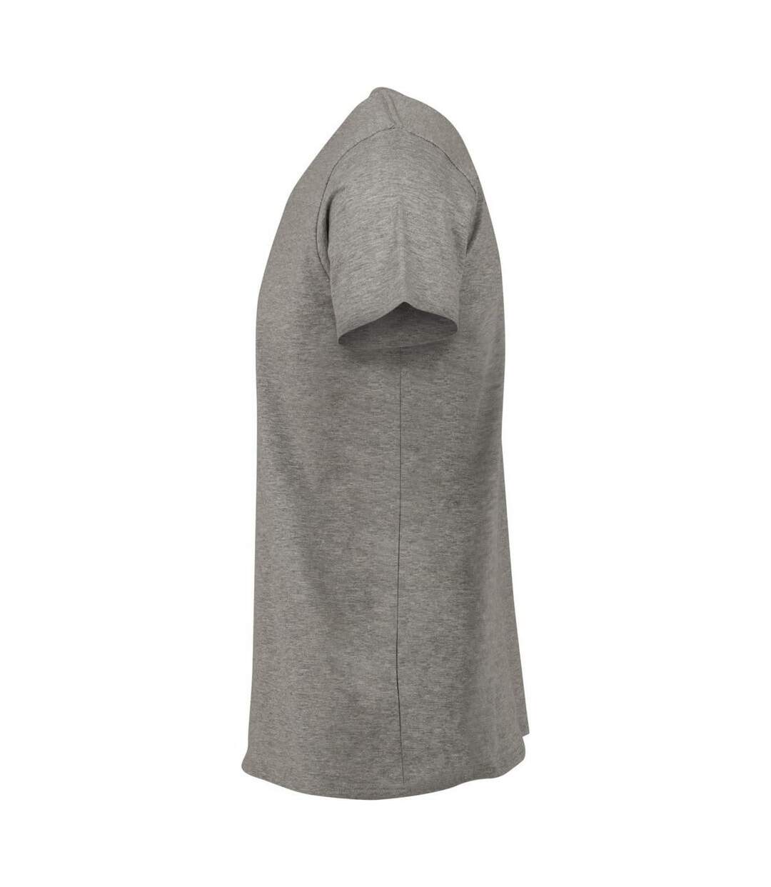 T-shirt Merch Homme Gris Chiné Build Your Brand-3