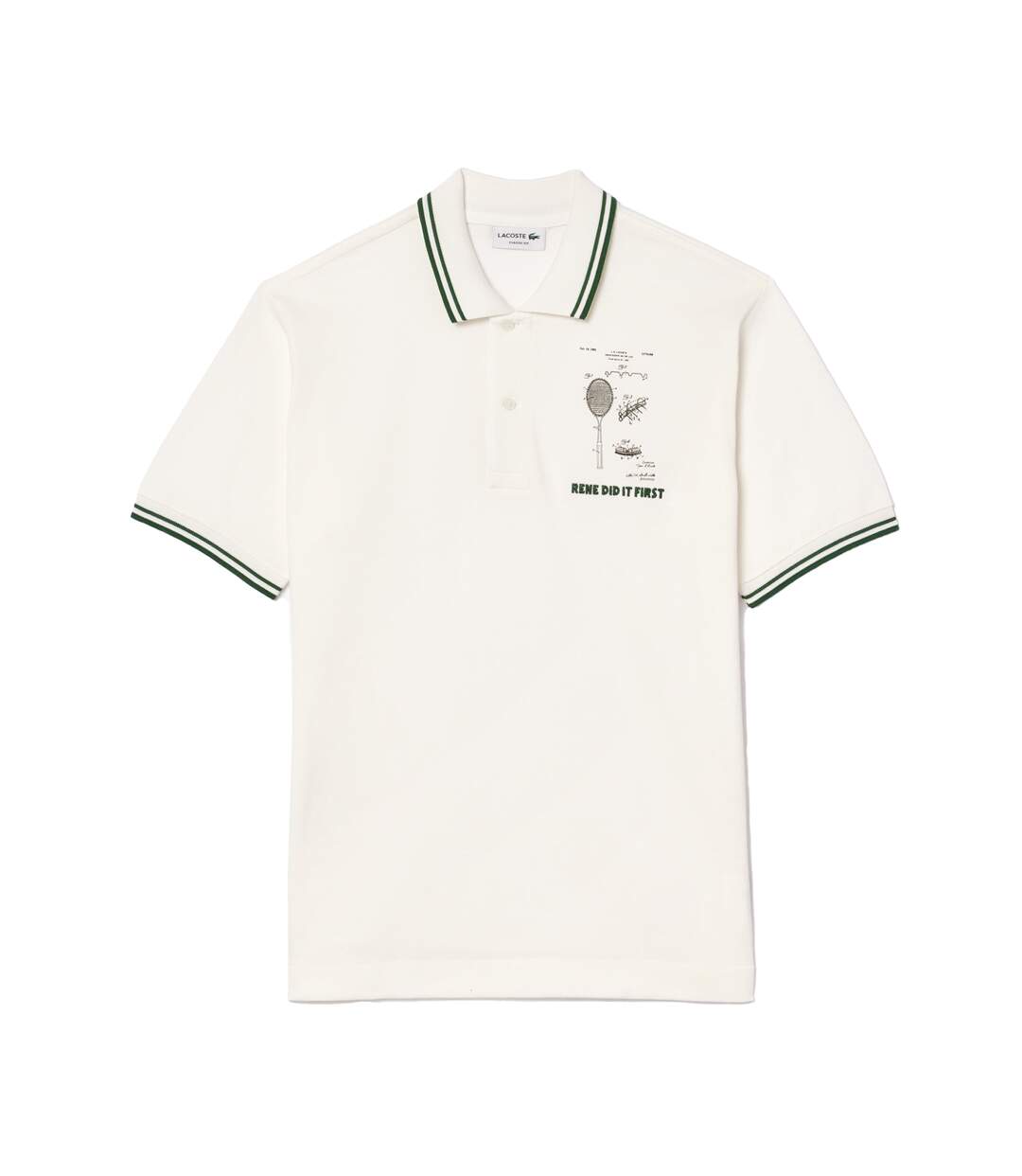 Polo L.12.12 Homme Blanc Lacoste-2