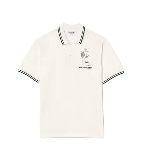 Polo L.12.12 Homme Blanc Lacoste
