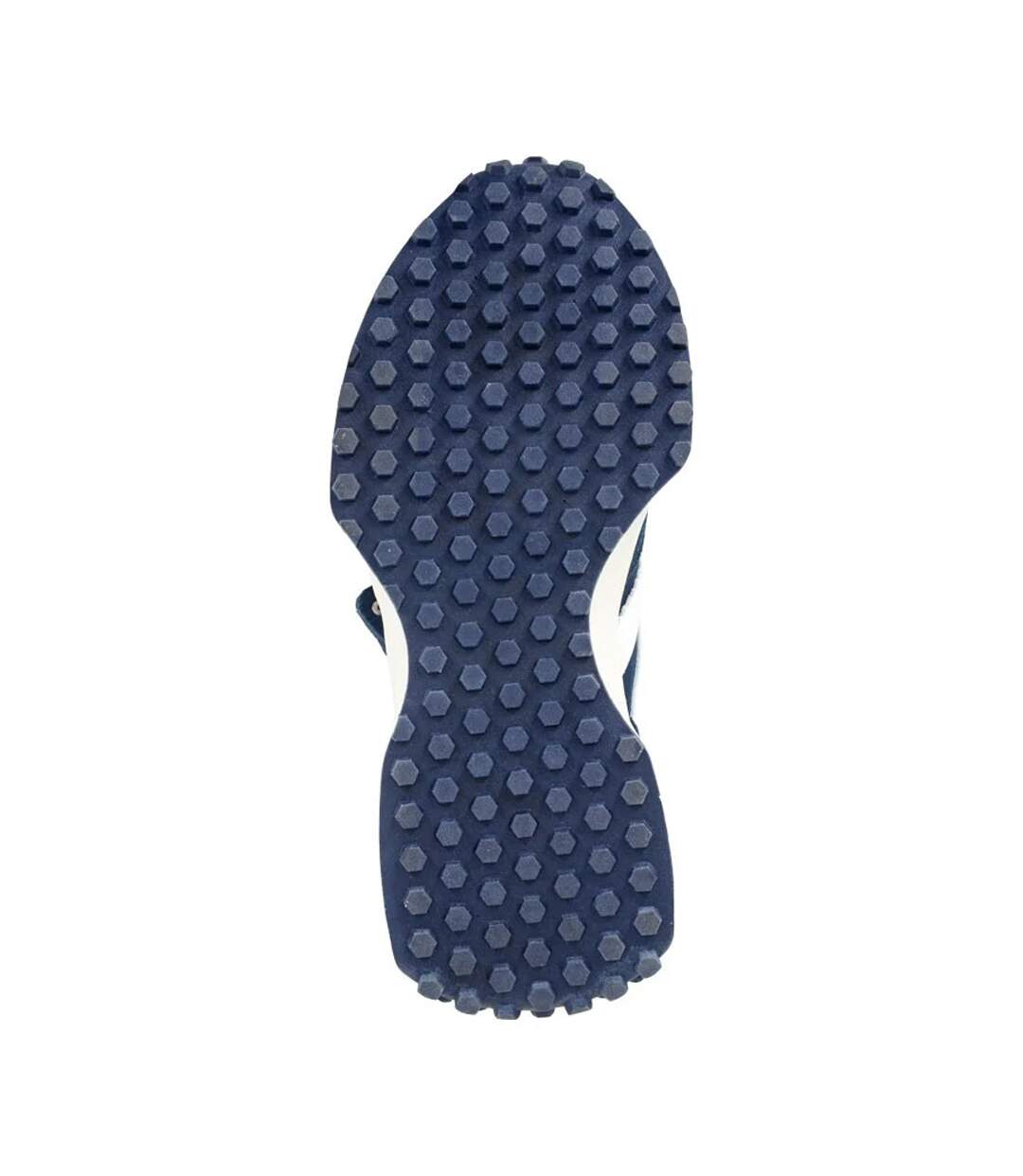 Womens/ladies Felisa Suede Trainers Navy Cipriata-2