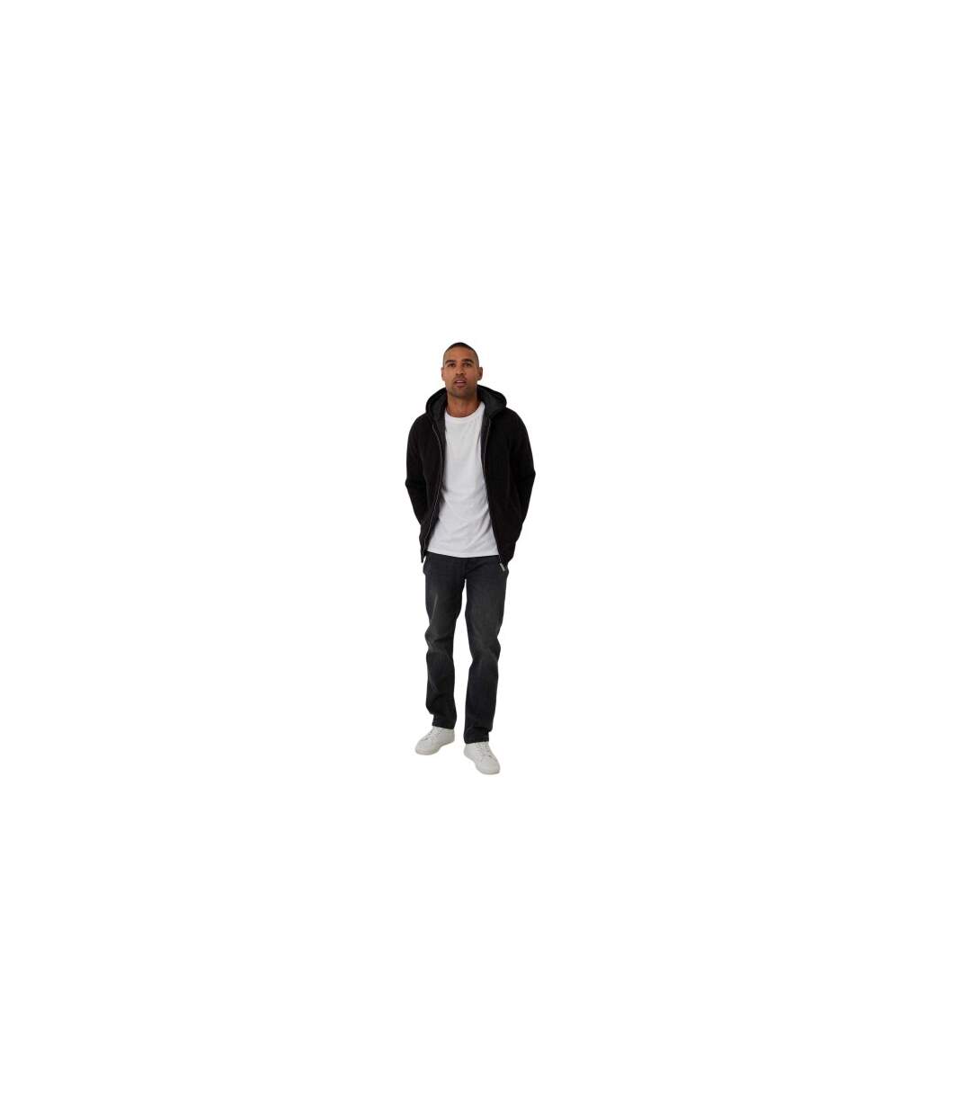 Veste À Capuche Homme Noir Threadbare-1