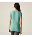 T-shirt De Marche Motif/style Imprimé Graphique Fingal Femme Turquoise Pastel Imprimé Regatta-2