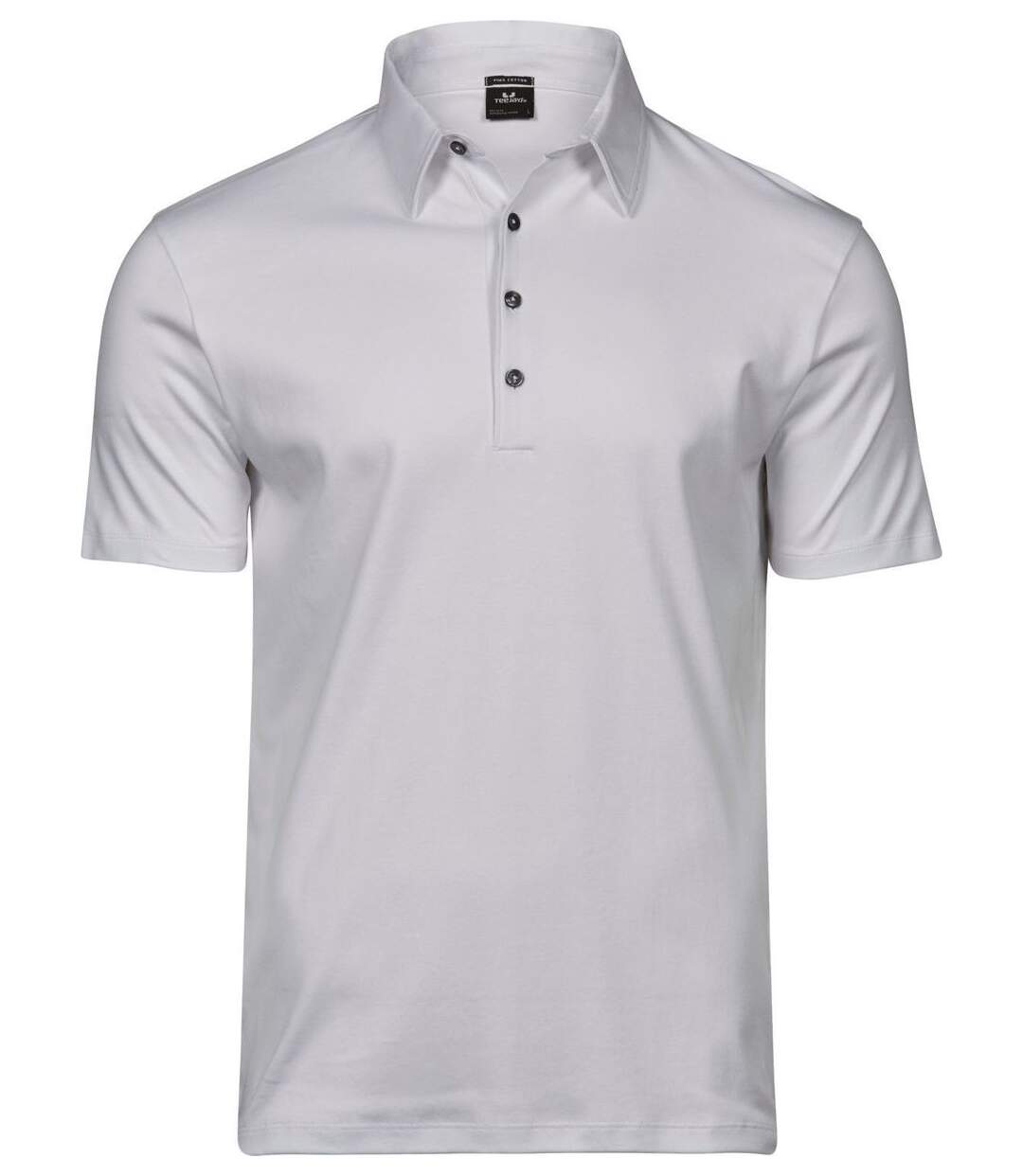 Polo homme premium coton pima - 1440 - blanc - manches courtes