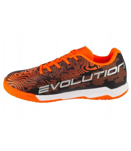Childrens/kids Evolution Leather Football Shoes Orange Joma