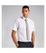 Chemise à manches courtes sans repassage homme blanc Kustom Kit-3