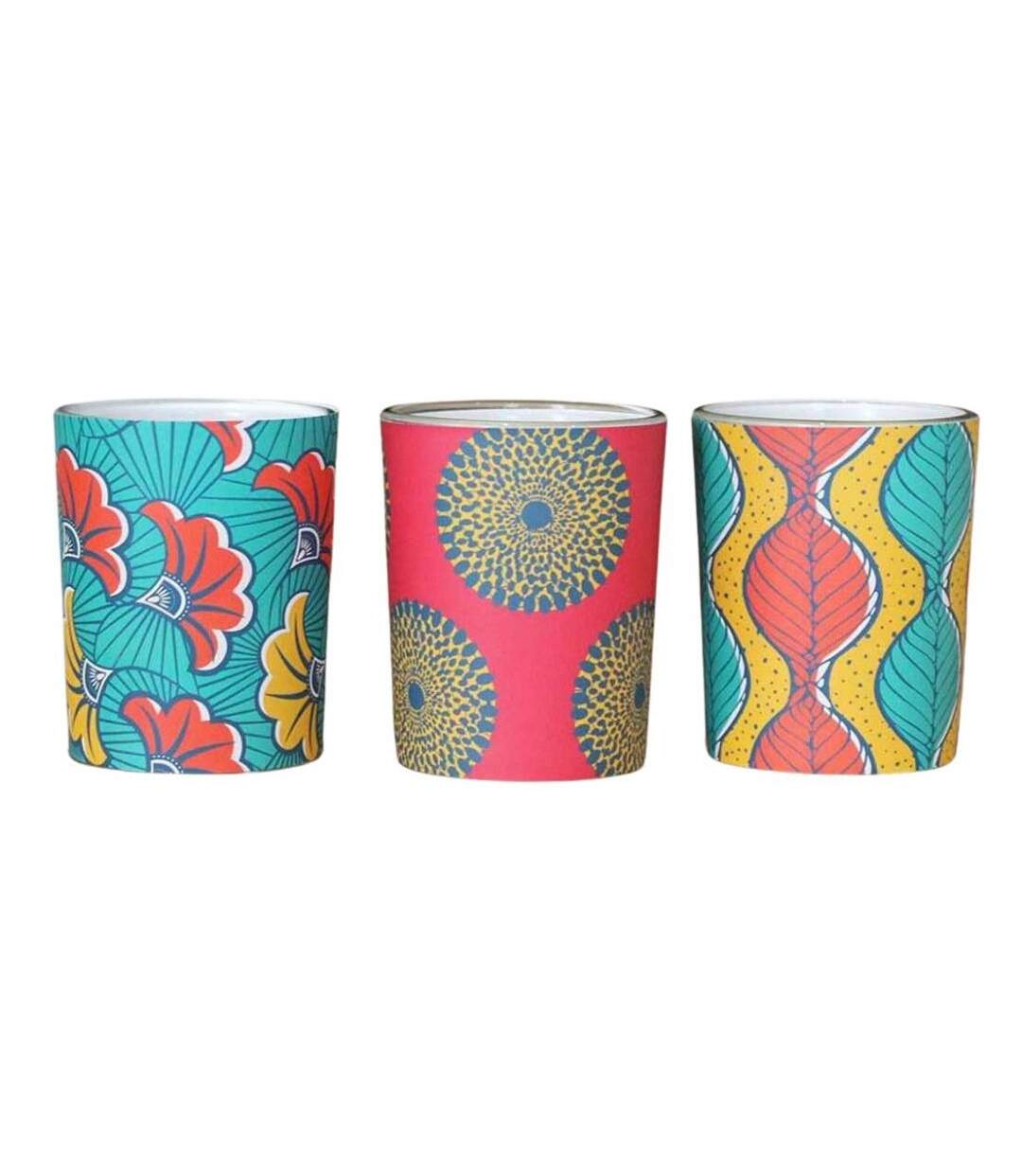 Set de bougies parfumées Votives Batik (2 lots de 3 bougies)