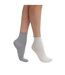 Lot de 2 paires de mi-chaussettes coton Mode-1