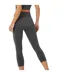 Legging ¾ Pro Femme Charbon Chiné Chiné USA-2