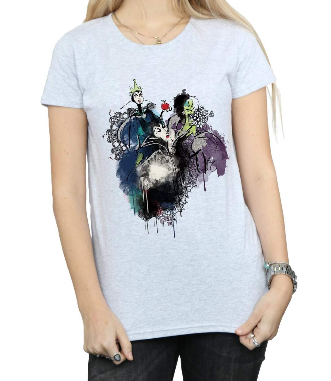 Disney - T-shirt - Femme (Gris chiné) - UTBI1477-3