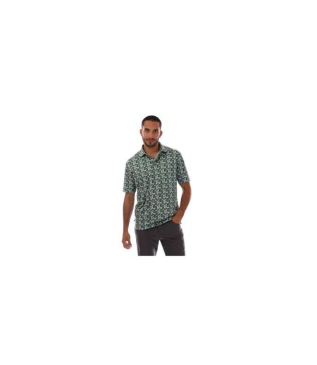 Polo Motif/style Géométrique Trawick Homme Sauge Farah