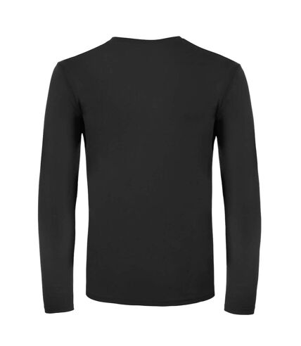 B&C Mens E150 Long Sleeve T-Shirt (Black) - UTRW6527