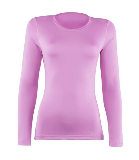 Rhino Womens/Ladies Sports Baselayer Long Sleeve (Pack of 2) (Red) - UTRW7018