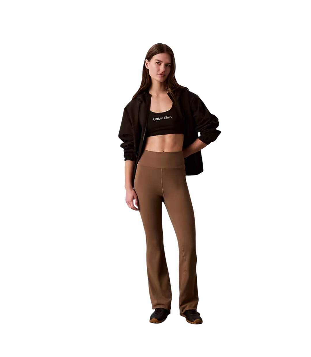Pantalon Femme Marron Clair Calvin Klein-4