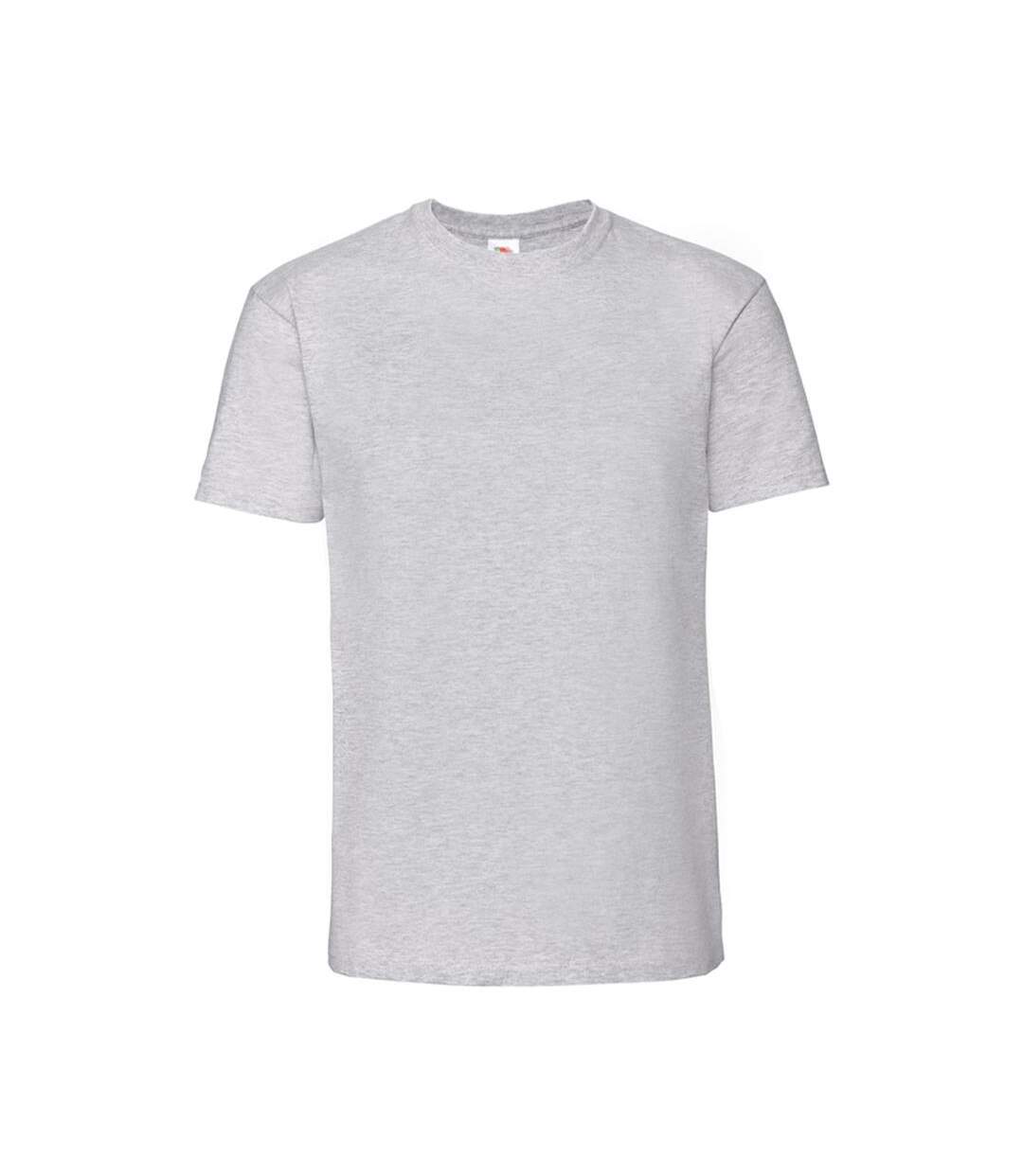 T-shirt Iconic Premium Homme Gris Chiné Fruit Of The Loom-2