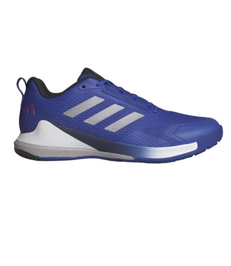 Chaussures De Salle Novaflight Homme Bleu Argenté Adidas