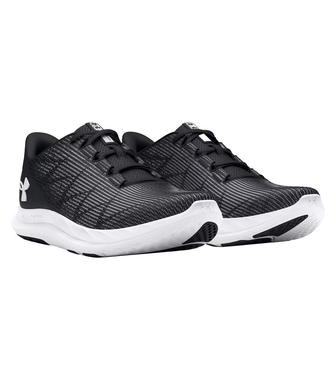 Baskets charged speed swift homme noir / blanc Under Armour-1