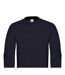 Mens Id.002 Cotton Sweatshirt Black B&C-2