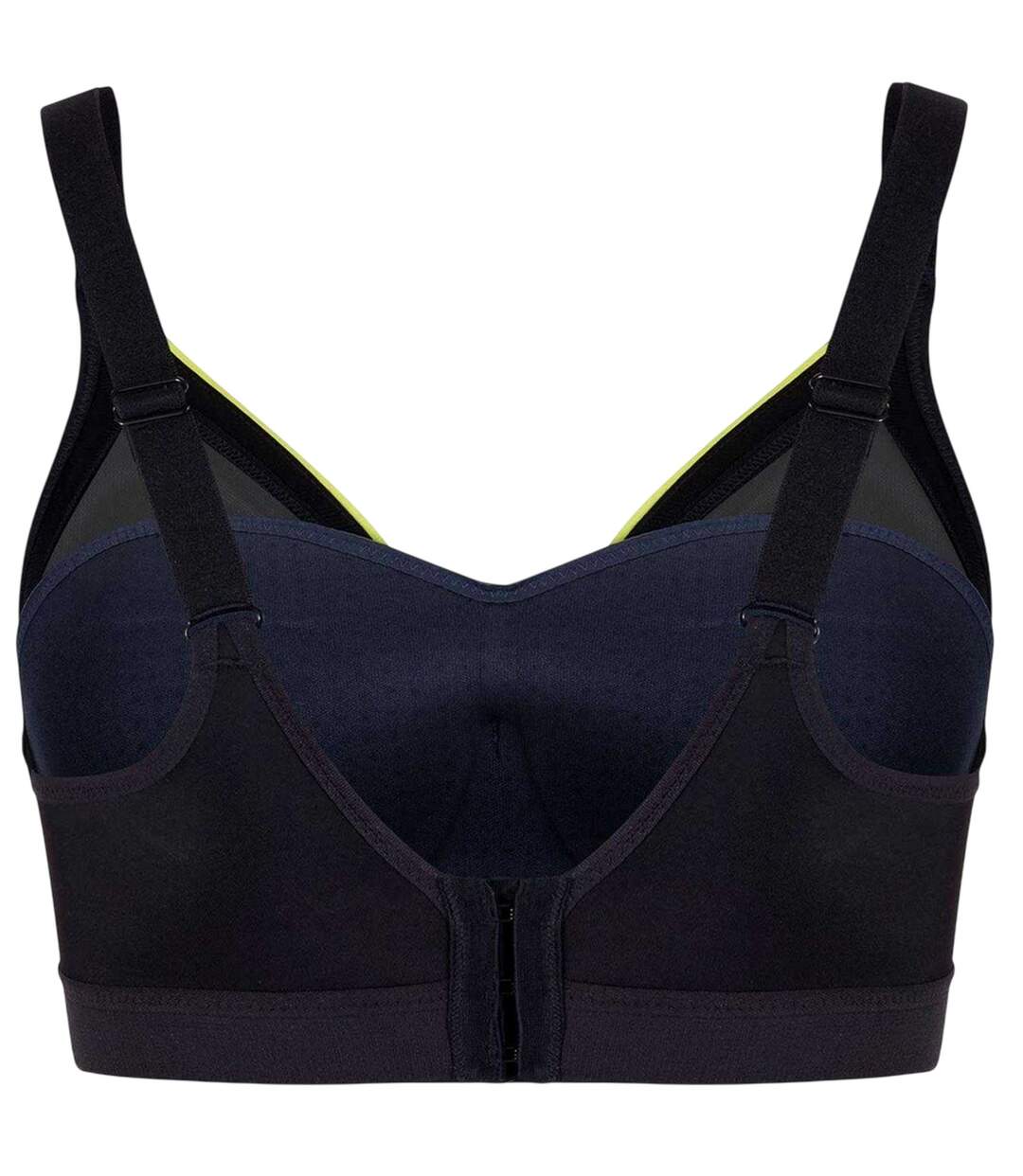 Womens/ladies Medium Support Sports Bra Black Champion-3