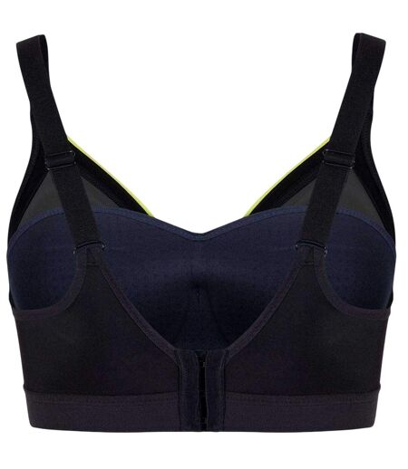 Womens/ladies Medium Support Sports Bra Black Champion