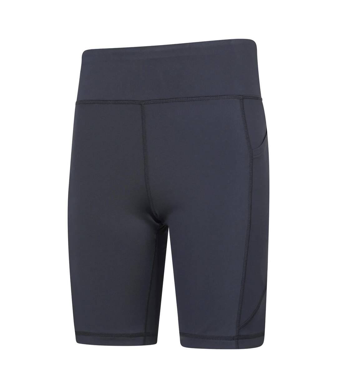 Womens/ladies Bounce Legging Shorts Jet Black Mountain Warehouse-3