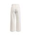 Womens/ladies Marlene Cotton Wide Leg Jeans Natural Boss-2
