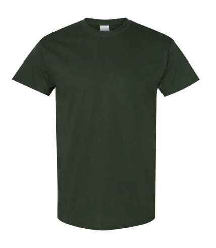 Gildan Mens Heavy Cotton Short Sleeve T-Shirt (Forest Green)