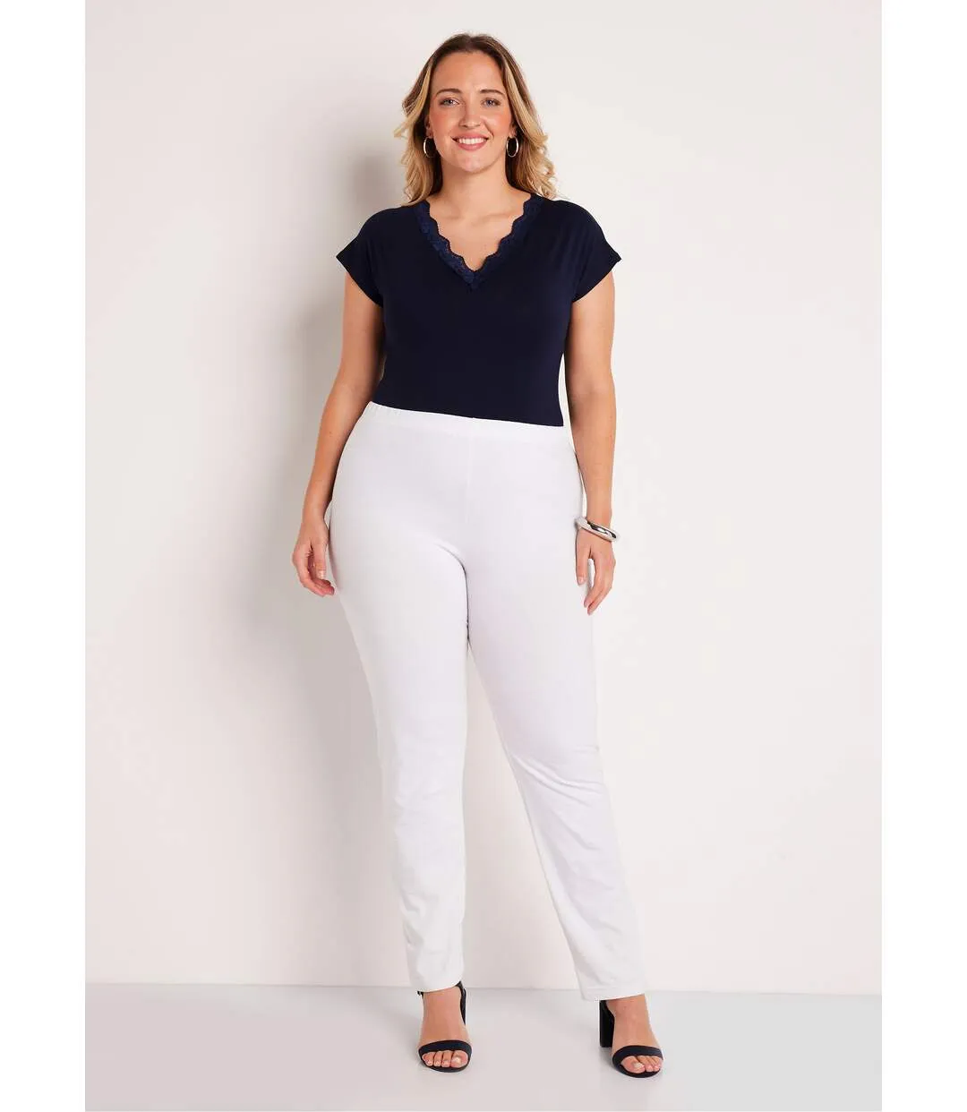 Legging taille élastiquée jersey coton-4