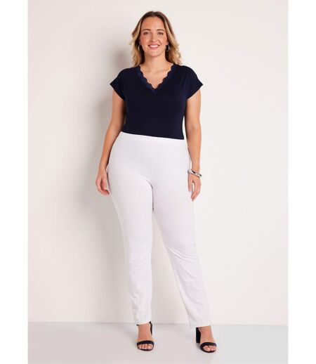 Legging taille élastiquée jersey coton