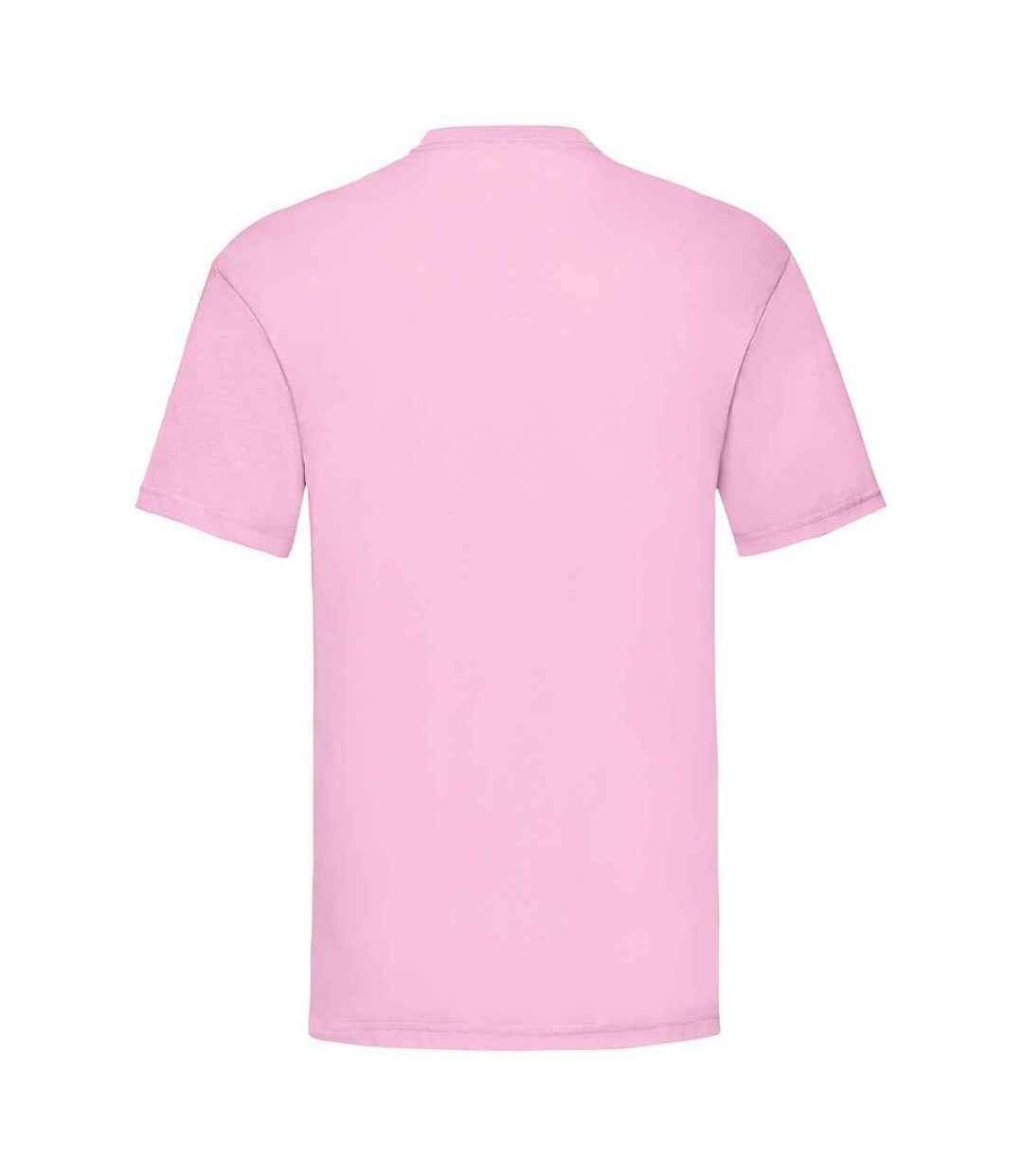 T-shirt valueweight homme rose clair Fruit of the Loom