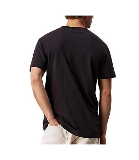 T-Shirt noir homme calvin klein jeans calvin klein label phantom - l