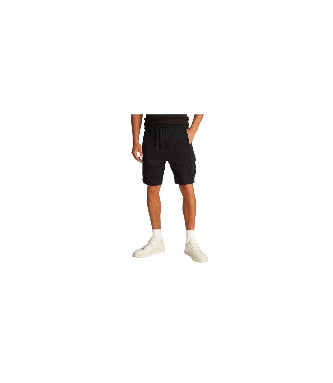 Mens Cargo Shorts Black Calvin Klein-1