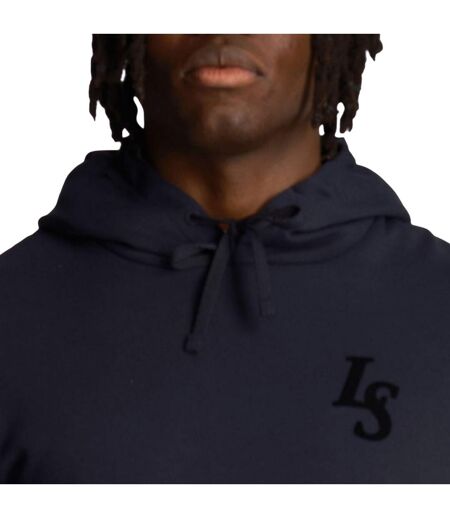 Mens Club Emblem Hoodie Navy Lyle & Scott