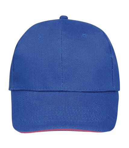 Casquette de baseball buffalo unisexe bleu roi/corail SOLS