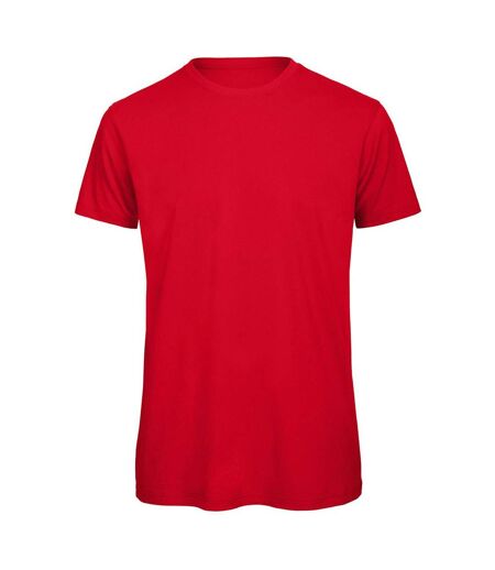 T-shirt En Coton Bio Homme Rouge B&C Favourite