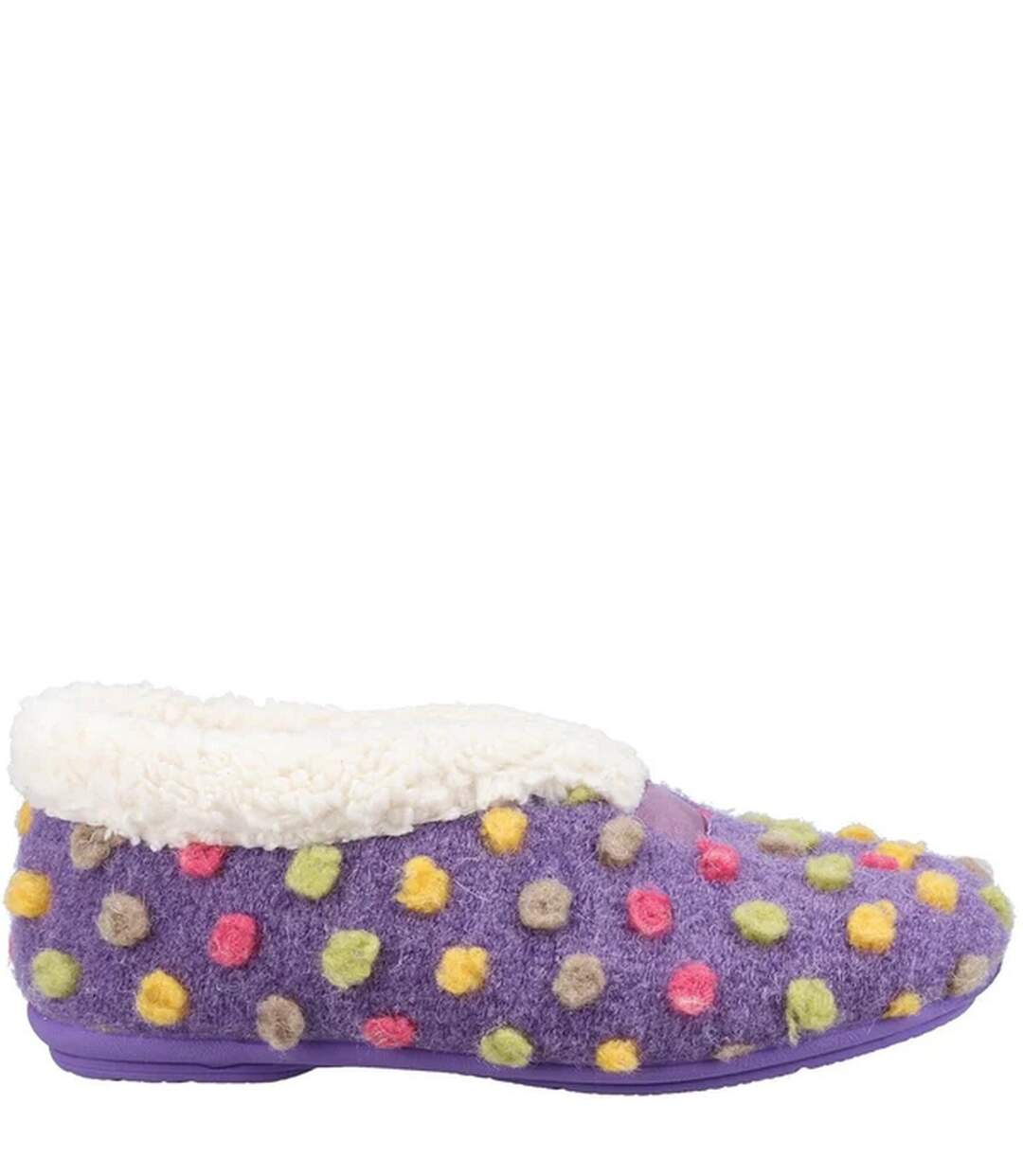 Chaussons snowberry femme violet Fleet & Foster-1