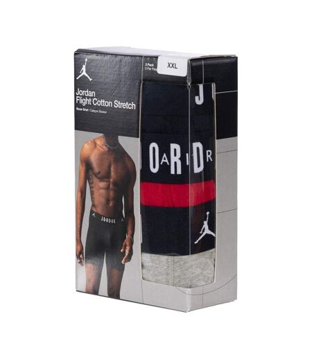 Slips Homme Rouge Noir Air