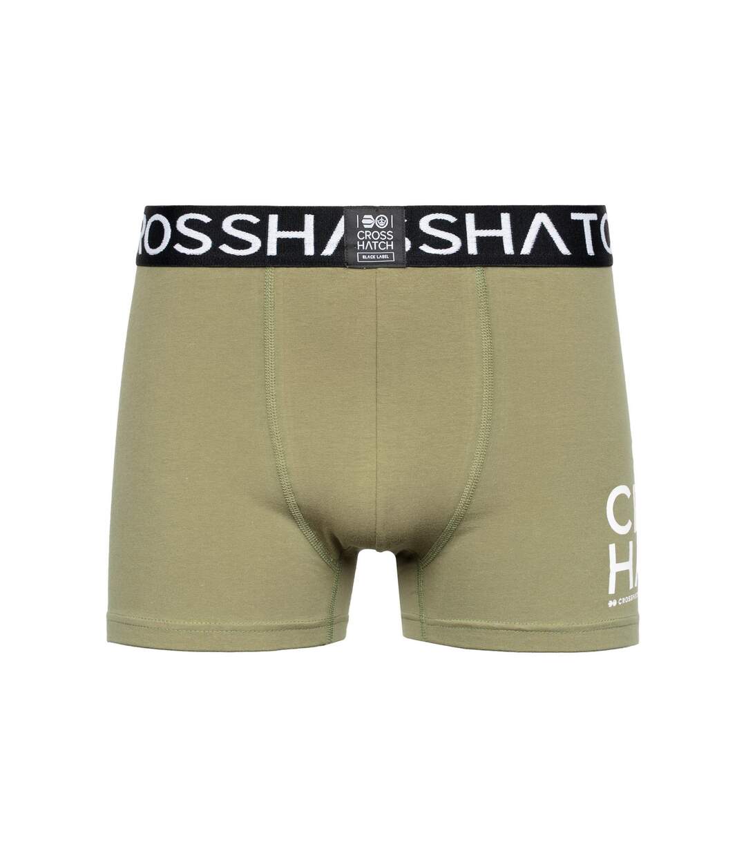 Pack of 3  Mens gridline boxer shorts  green Crosshatch-4