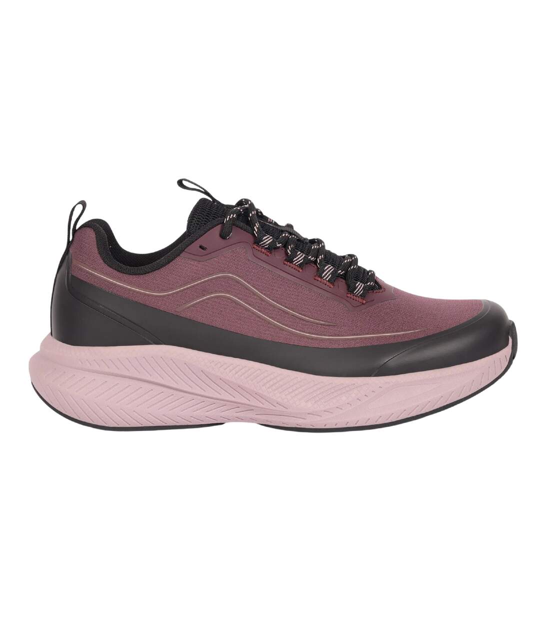 Womens/ladies Lizzy Trainers Grape Trespass-1