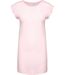 Robe t-shirt col rond manches courtes - K388 - rose - femme