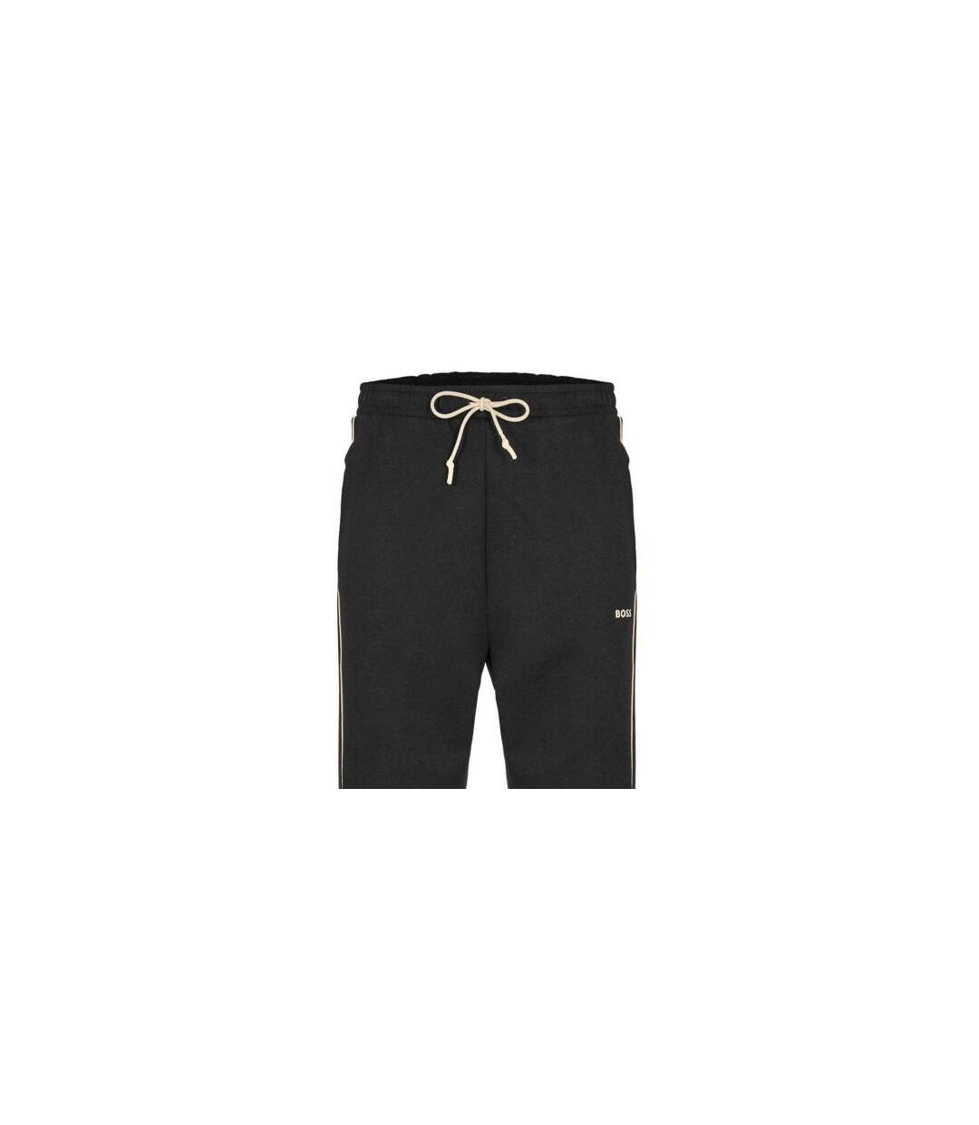 Mens Hadiko 1 Fleece Joggers Black Boss-1