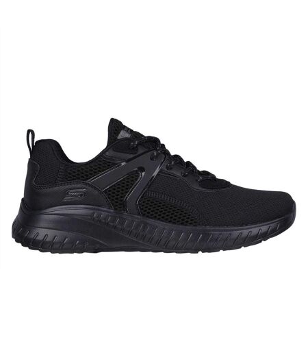 Womens/ladies Bobs Squad Chaos Trainers Black Skechers