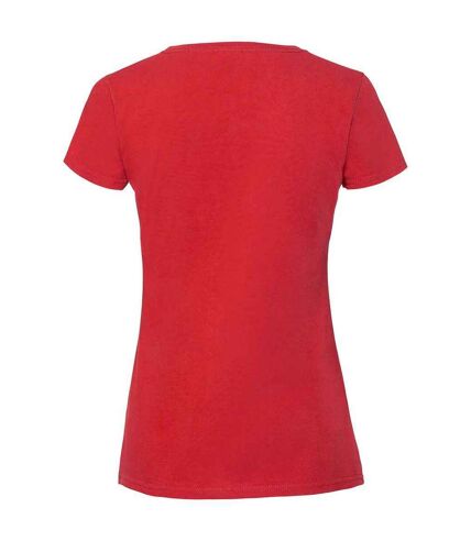 T-shirt iconic femme rouge Fruit of the Loom Fruit of the Loom