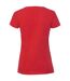 Womens/ladies iconic ringspun cotton t-shirt red Fruit of the Loom-2