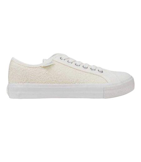 Baskets Motif/style Bord À Dentelle Femme Blanc Lee Cooper
