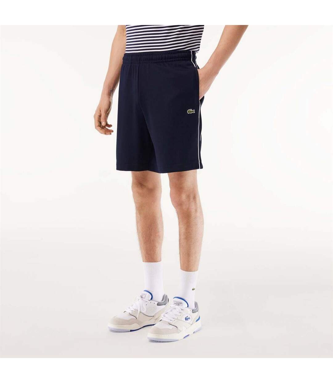 Short Paris Homme Bleu Blanc Lacoste-1