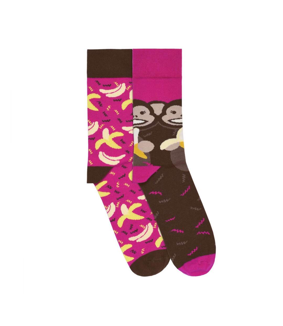 Chaussettes fantaisie Monkey   - Fabriqué en UE