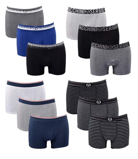 Boxer Homme SERGIO TACCHINI Lot de 12 Pack de 12 Boxers TACCHINI